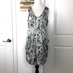 Large Kensie Shift Dress Drawstring Waist Pockets